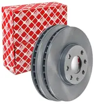 Markenprodukt 2X FEBI BREMSSCHEIBEN Ø256mm VORNE PASSEND FÜR CHEVROLET CORSA OPEL ASTRA ZAFIRA
