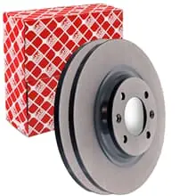 2X FEBI BREMSSCHEIBEN Ø289,7mm HINTEN PASSEND FÜR CITROËN C4 DS4 DS5 DS DS Preisknaller