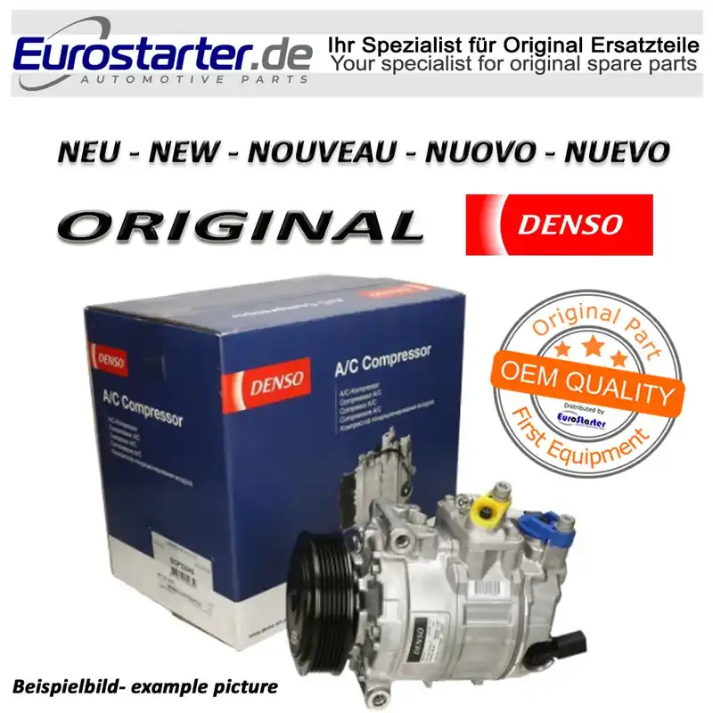 Klimakompressor Neu Original DENSO 4M0816803F für VAG Schneller Versand