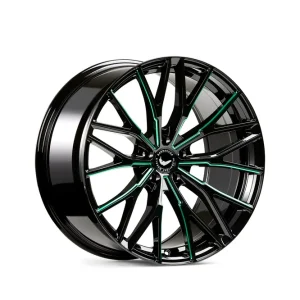 Versand Am Gleichen Tag Barracuda Ultralight 3 T8 Alufelge 8,5x19 ET32 5x120 Black gloss flashgreen