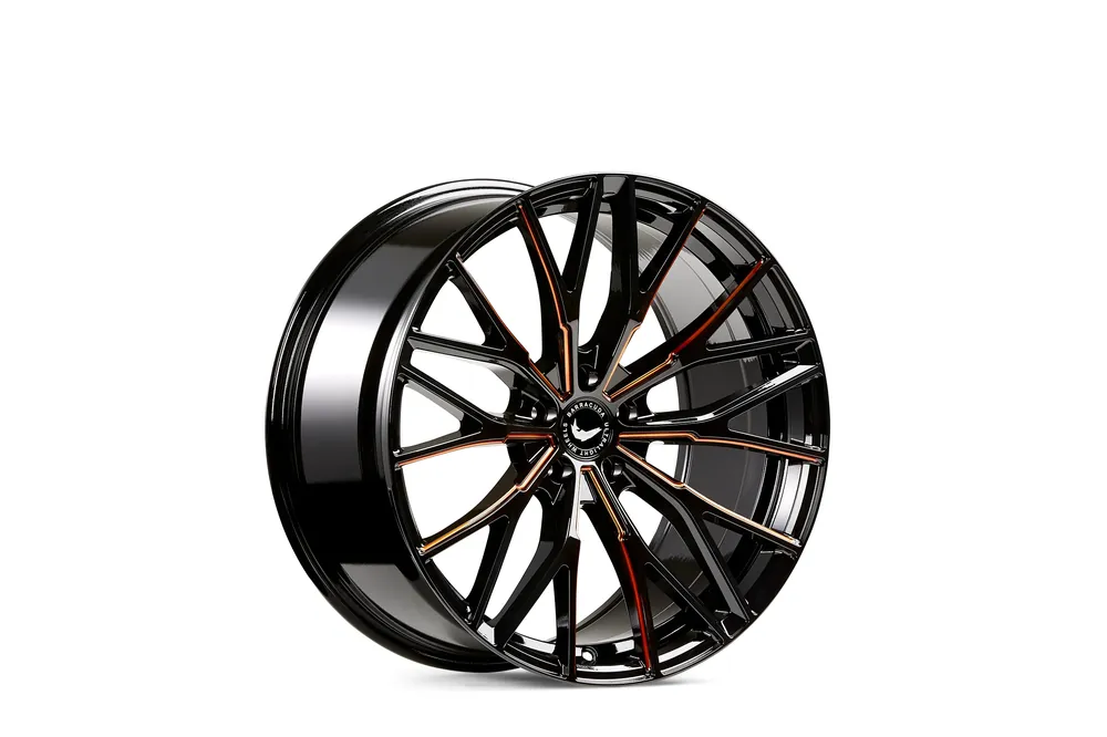 Barracuda Ultralight 3 T8 Alufelge 8,5x19 ET42 5x120 Black gloss flashcopper Echt