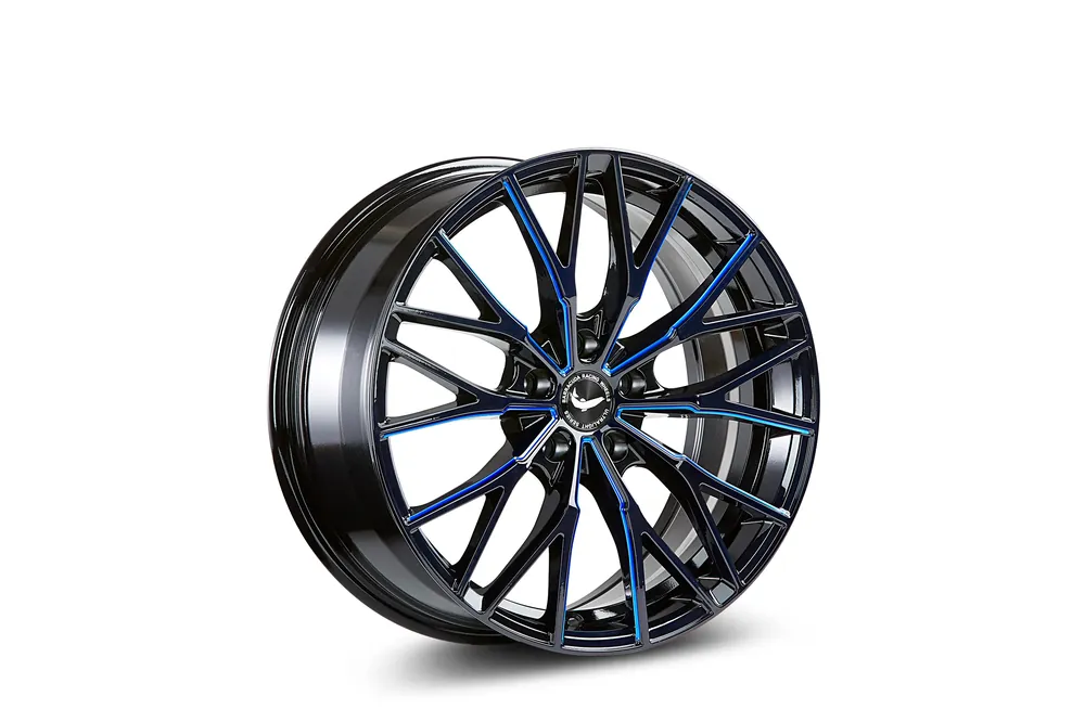 Beliebt Barracuda Project 3.0 Alufelge 8,5x20 ET28 5x112 Black gloss Flashblue