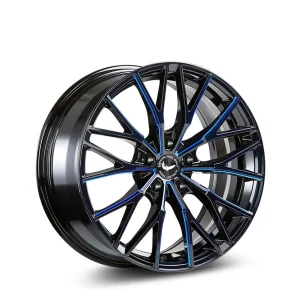Barracuda Project 3.0 T8 Alufelge 8,5x19 ET23 5x112 Black gloss Flashblue Markenprodukt