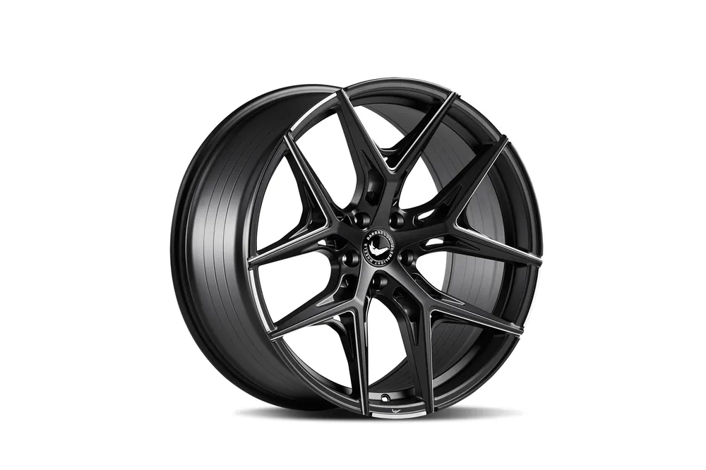 Barracuda Razzer Alufelge 8,5x19 ET35 5x108 Mattblack Puresports gefräst Abverkauf