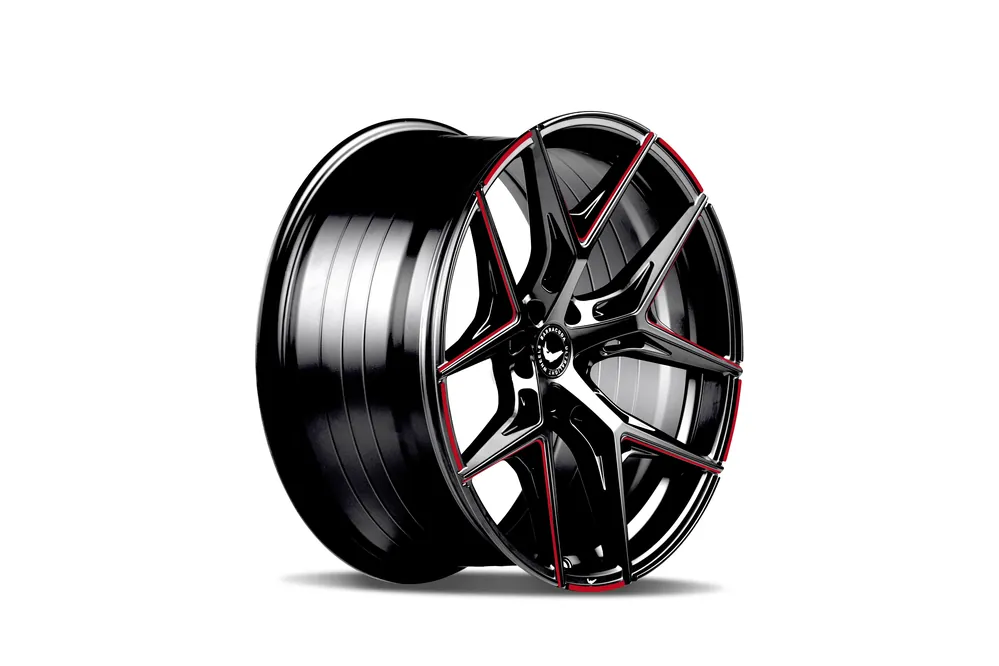 Barracuda Razzer Alufelge 8,5x20 ET43 5x112 Flash RED Puresports gefräst Preiswert