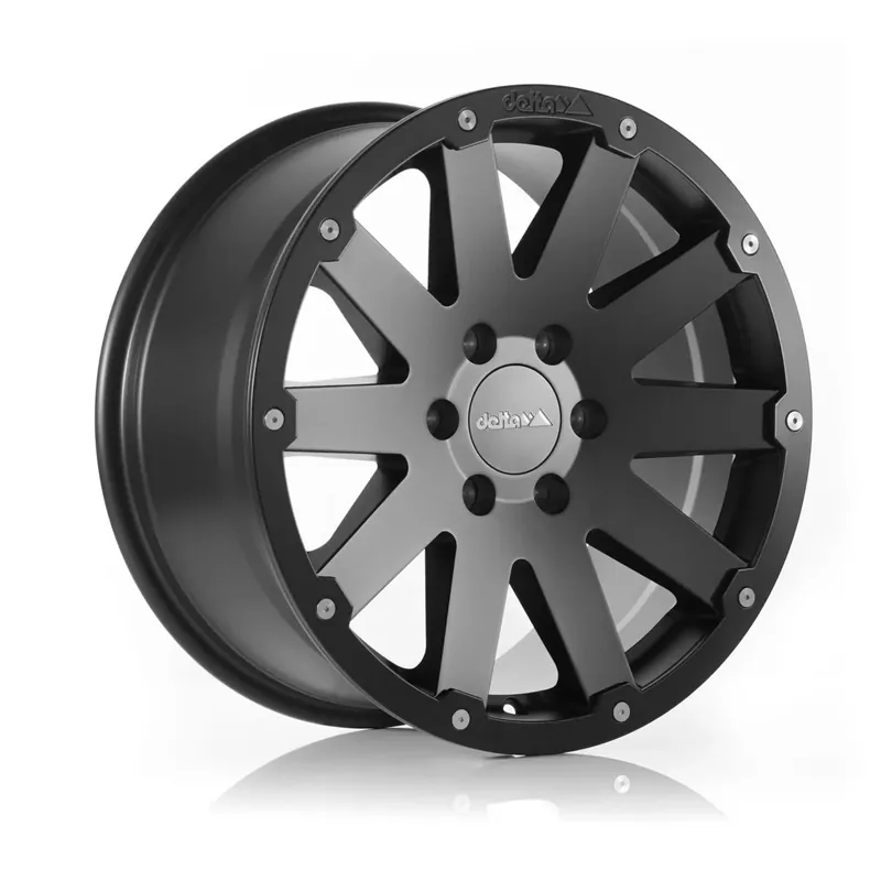 Bestpreis delta4x4 Hanma Alufelge 6x139,7 Schwarz Matt – Ranger Raptor
