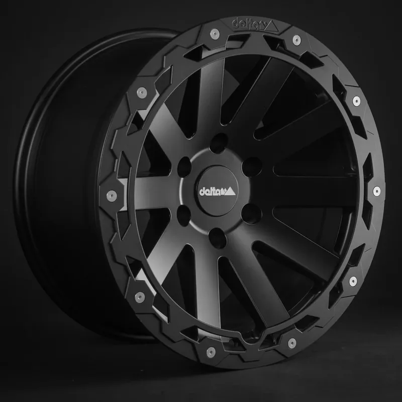 Schneller Versand delta4x4 Hanma Rugged Alufelge 6x130 Schwarz Matt – Sprinter 910