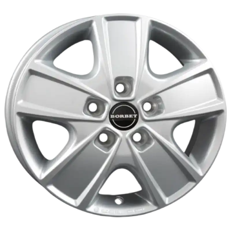 Top-Seller Borbet CWG crystal silver Alufelge 6x16 ET68 5x130/78.1