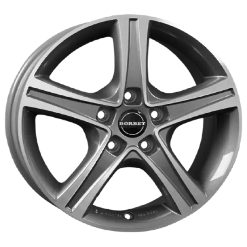 Borbet CWD mistral anthracite polished glossy Alufelge 7x17 ET46 5x108/65.1 Neue Kollektion