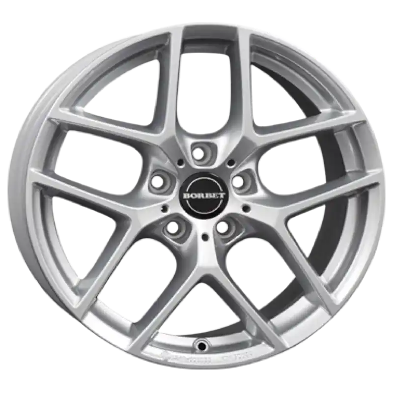 Borbet Y crystal silver BMW Alufelge 7.5x17 ET32 5x120/72.5 Neue Ware