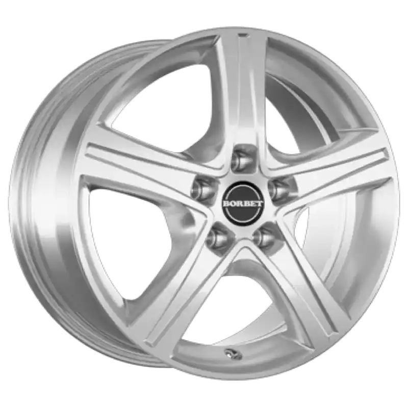 Borbet CWD crystal silver Alufelge 6.5x16 ET52 5x112/66.5 Markenprodukt