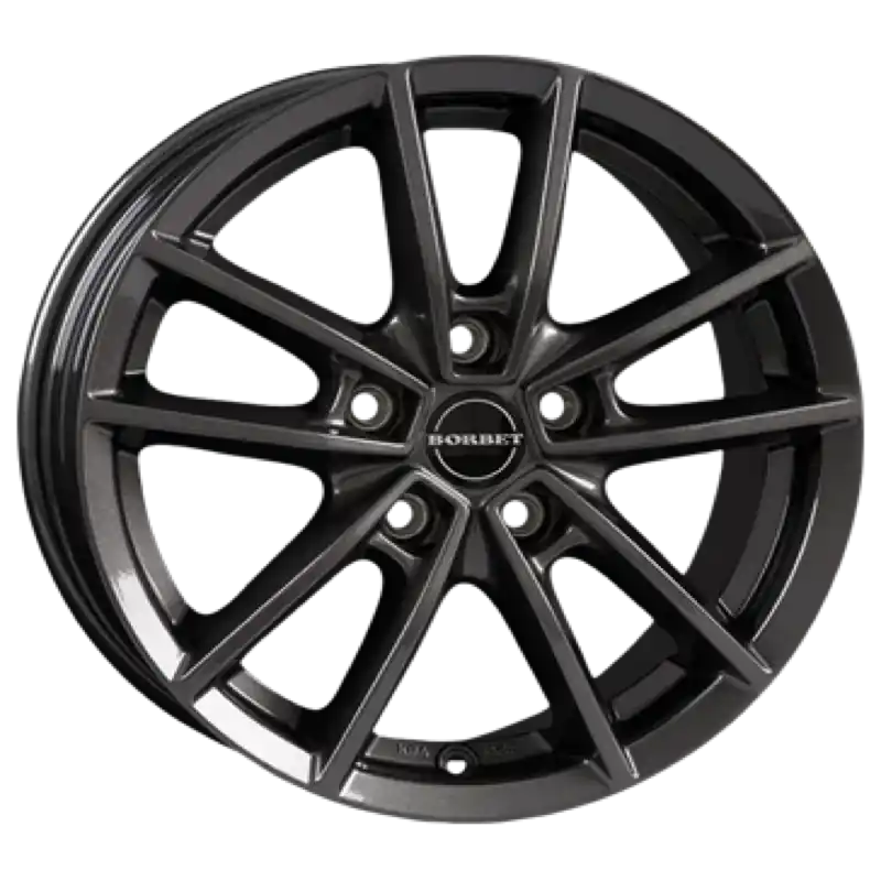 Borbet W mistral anthracite glossy Alufelge 7x17 ET40 5x112/57.1 Kracherpreis