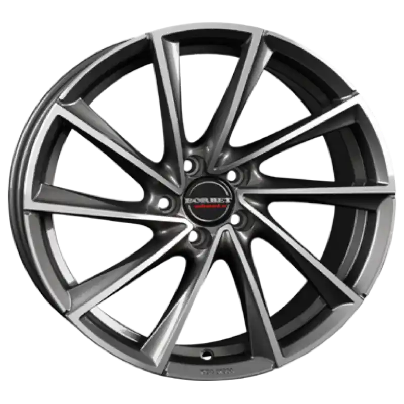 Kracherpreis Borbet VTX graphite polished Alufelge 9.5x19 ET35 5x112/66.5