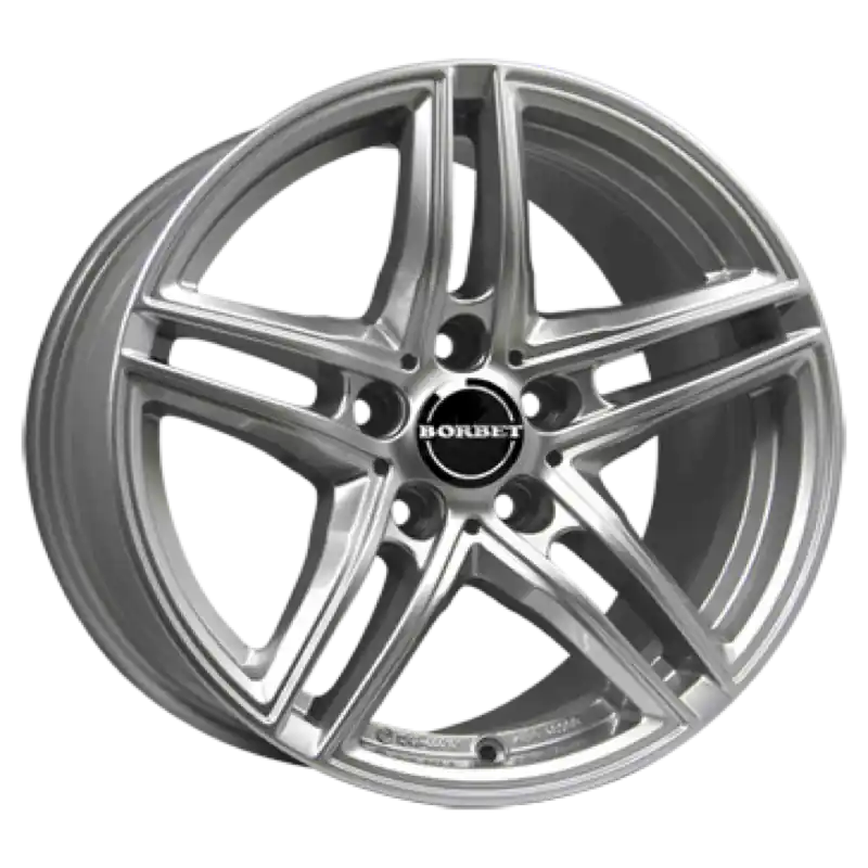 Borbet XR brillant silver Alufelge 6.5x16 ET22 5x112/66.6 Sale