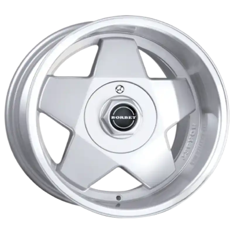 Schnäppchen Borbet A silver polished Alufelge 7x15 ET35 4x108/57.1