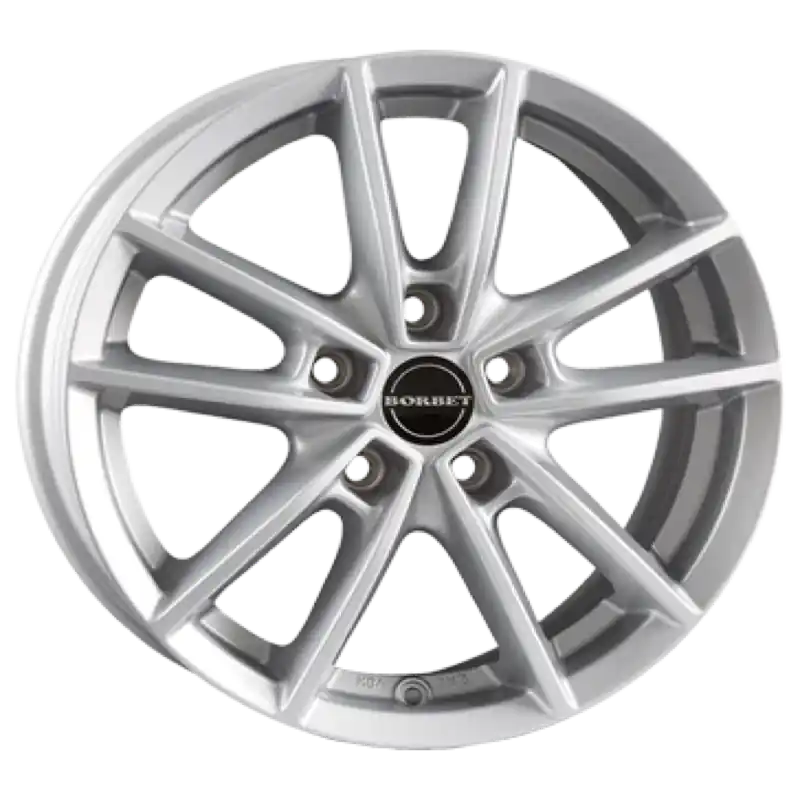 Borbet W crystal silver Alufelge 7x17 ET44 5x112/66.5 Online Kaufen