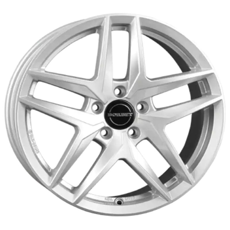 Borbet Z crystal silver Alufelge 7x17 ET48,5 5x112/66.5 Expressversand