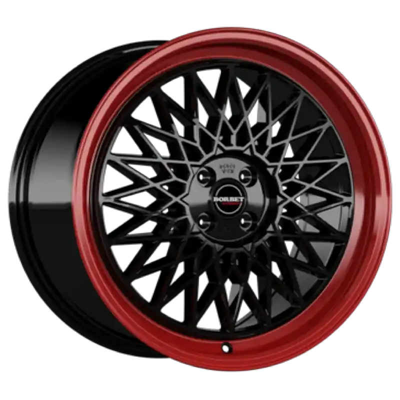 Markenprodukt Borbet B black rim red Alufelge 7x17 ET38 4x100/64