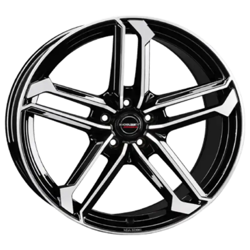 Borbet ATX black polished glossy Alufelge 8.5x20 ET45 5x114.3/72.5 Schneller Versand