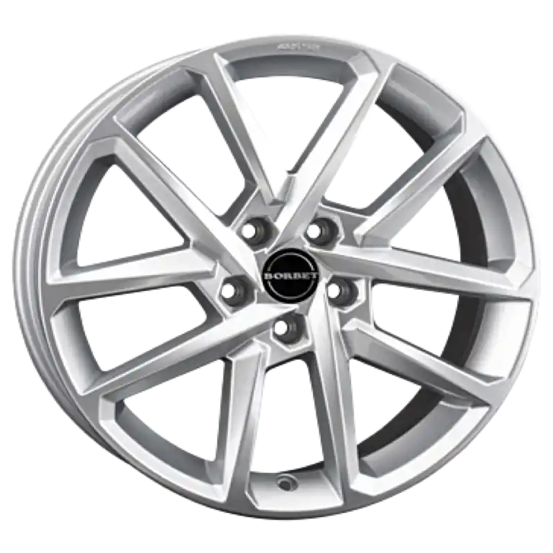 Nur Für Kurze Zeit Borbet N crystal silver Alufelge 6.5x17 ET46 5x112/57.1