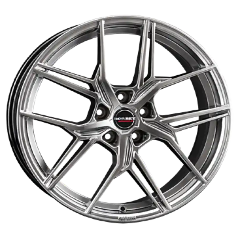 Abverkauf Borbet QX hyper black silver Alufelge 8x19 ET40 5x114.3/72.5