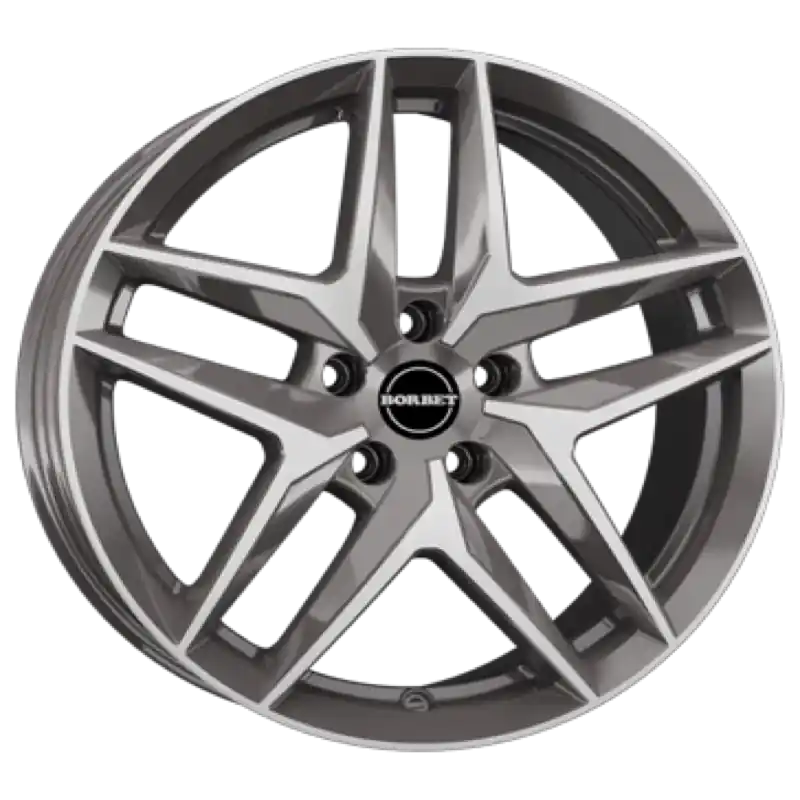 Sofort Bestellen Borbet Z mistral anthracite glossy polished Alufelge 7.5x18 ET50 5x112/66.6