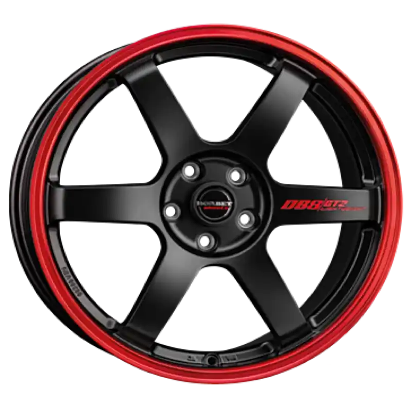 Direkt Vom Hersteller Borbet DB8GT2 black matt rim red Alufelge 8.5x19 ET40 5x114.3/72.5