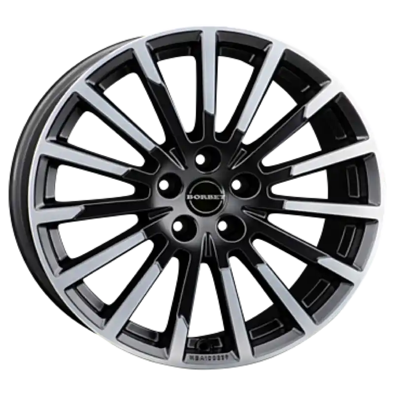 Schneller Versand Borbet BX 15 black polished matt Alufelge 8x18 ET45 5x114.3/72.5