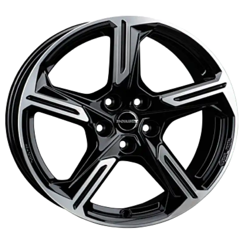 Neuheit Borbet XE1 black polished glossy Alufelge 7.5x18 ET23 5x112/66.6