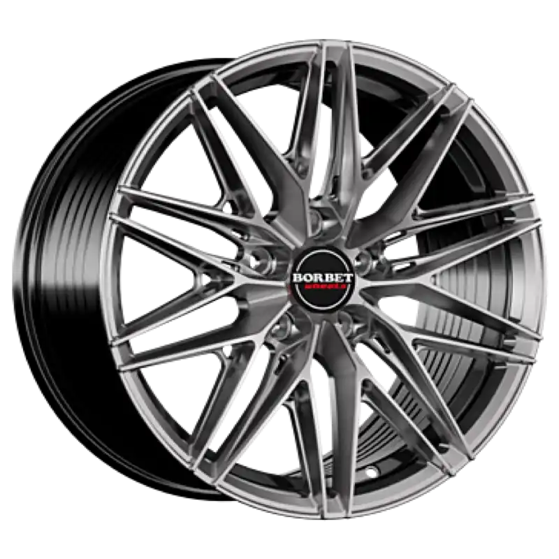 Borbet FB1 hyper black silver Alufelge 8.5x19 ET45 5x114.3/72.5 Günstig