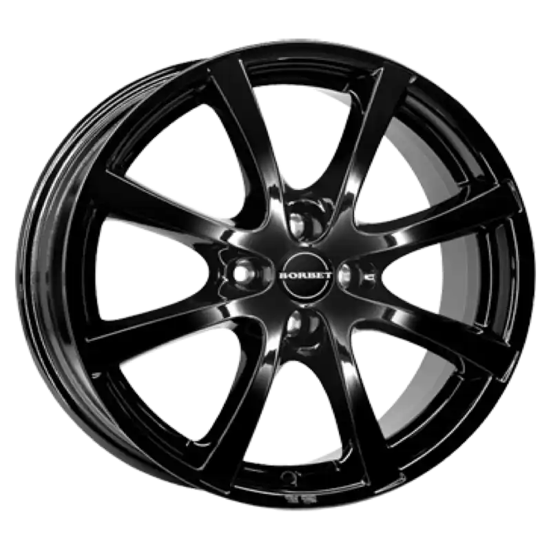 Neuheit Borbet LV4 black glossy Alufelge 7x17 ET25 4x108/65.1
