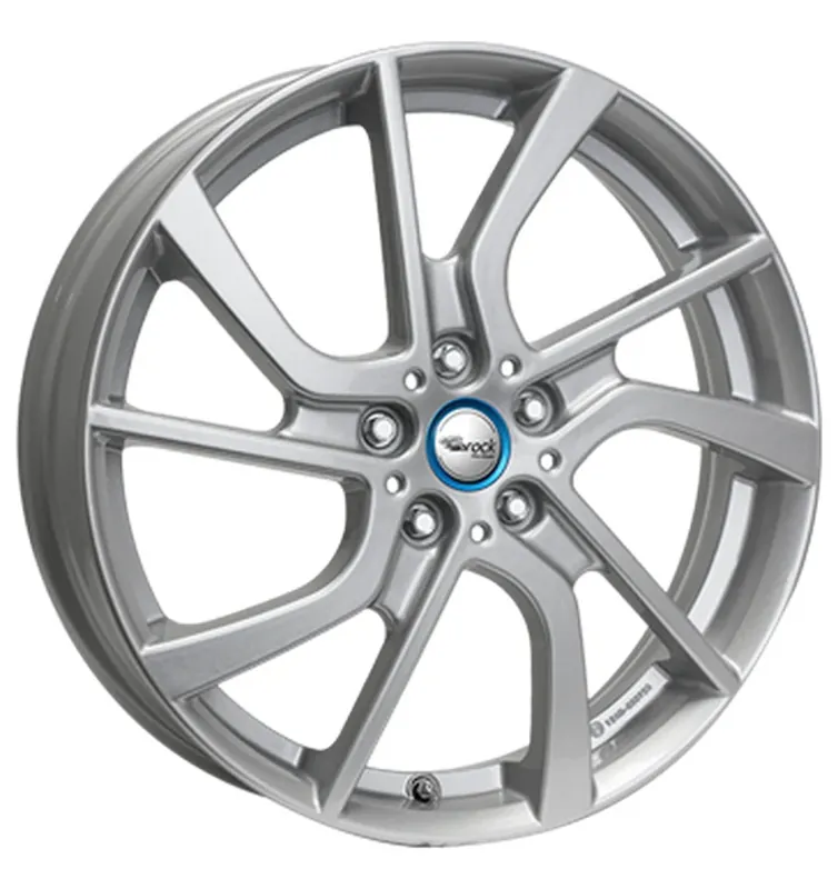 Brock eB1 Kristallsilber Alufelge 5x19 ET43 5x112/66.55 Neu