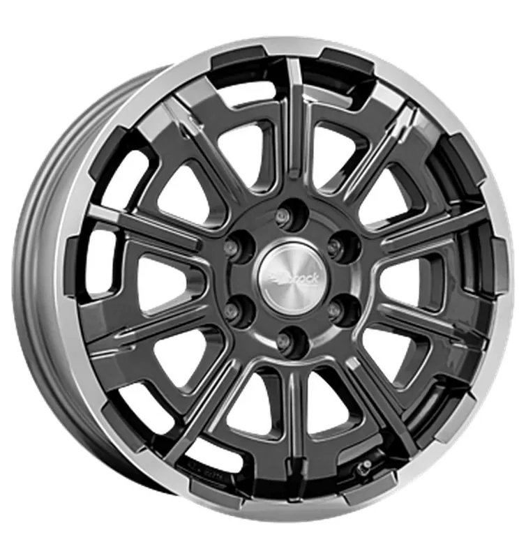 Brock B45 Himalaya Grey Voll-Poliert Alufelge 7x17 ET45 6x120/74.6 Preis Gesenkt