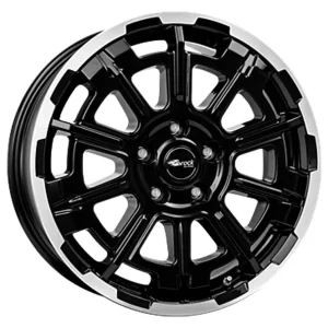 Brock B45 Schwarz Glanz Voll-Poliert Alufelge 7x17 ET45 5x114.3/66.1 Must-Have