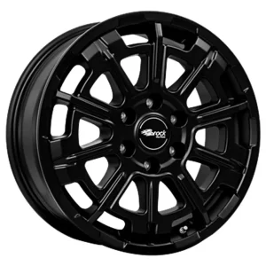 Geprüft Brock B45 Satin Black Matt Alufelge 8x20 ET25 6x139.7/100.1