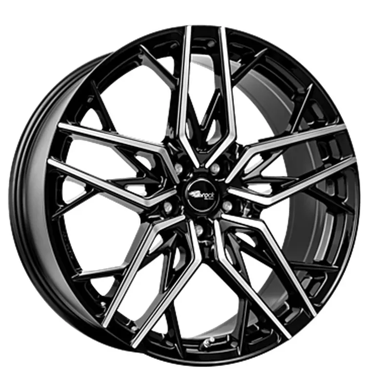 Brock B44 Schwarz Glanz Voll-Poliert Alufelge 8.5x20 ET35 5x112/66.6 Must-Have