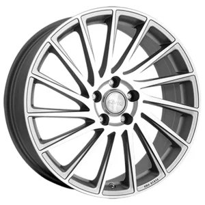 Brock B39 Ferric Grey Voll-Poliert Alufelge 7x17 ET46 5x100/57.1 Preisknaller