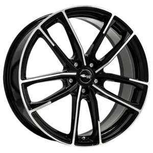 Meistverkauft Brock B38 Schwarz Glanz Voll-Poliert Alufelge 8x18 ET45 5x114.3/72.6