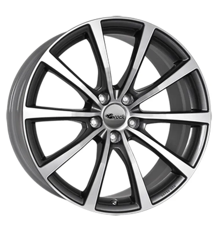 Brock B32 Himalaya Grey Voll-Poliert Alufelge 7.5x18 ET25 5x112/66.55 Ausverkauf